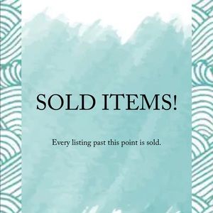 Sold Items